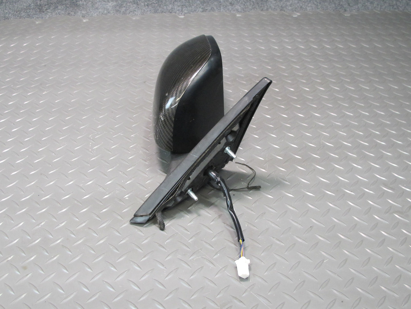 09-20 Nissan Z34 370Z Right Side View Exterior Power Heated Mirror Carbon OEM