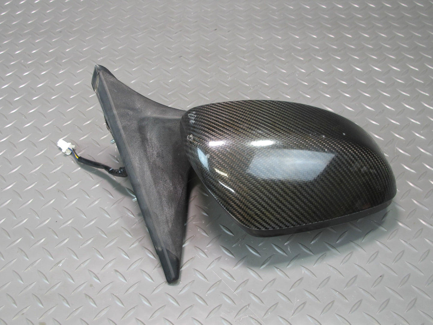 09-20 Nissan Z34 370Z Right Side View Exterior Power Heated Mirror Carbon OEM