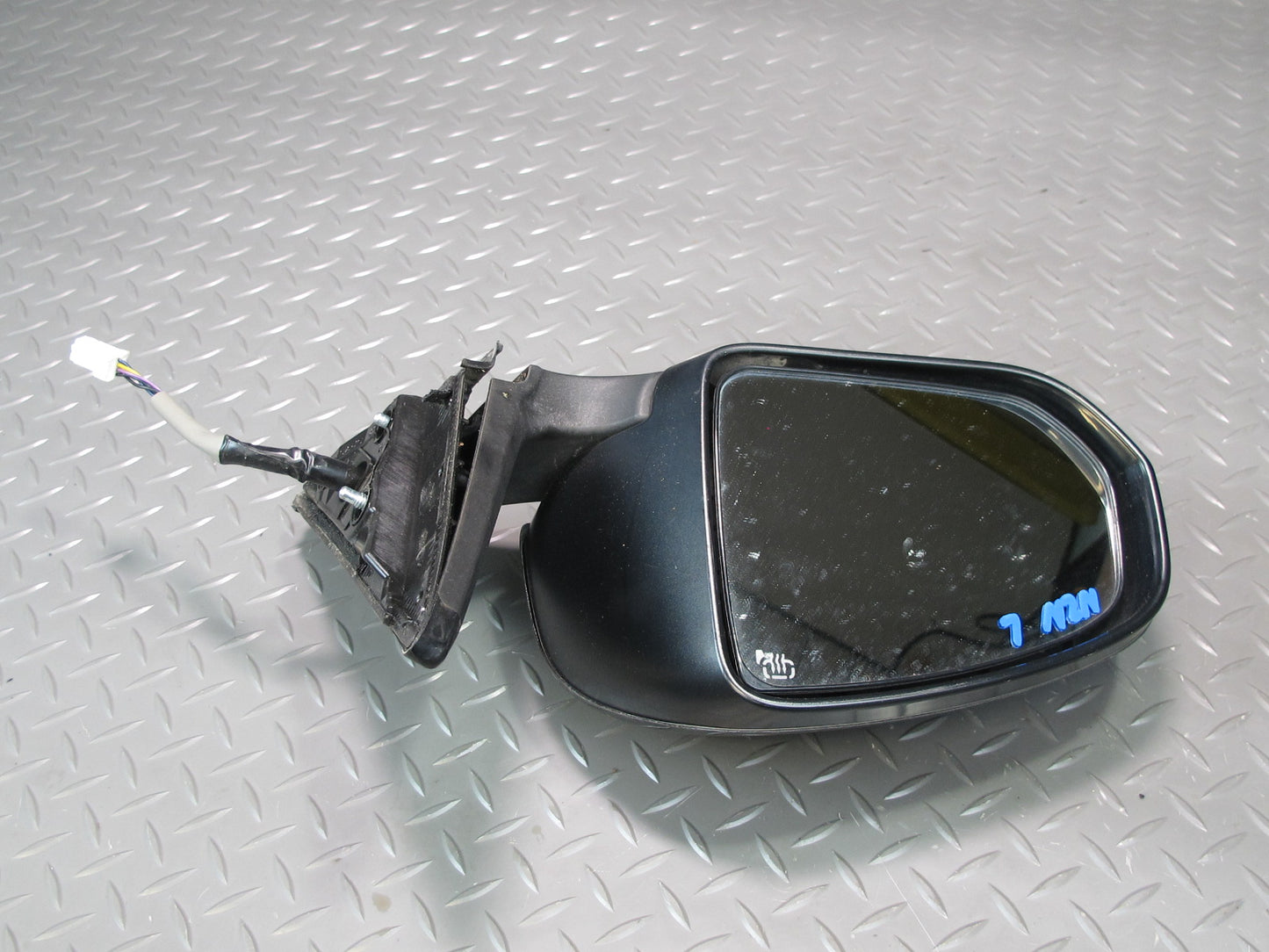 09-20 Nissan Z34 370Z Left Side View Exterior Power Heated Mirror Carbon OEM