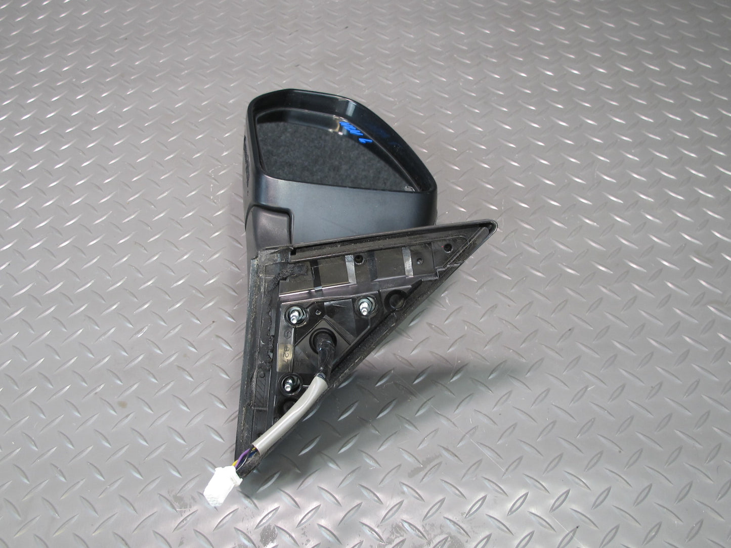09-20 Nissan Z34 370Z Left Side View Exterior Power Heated Mirror Carbon OEM