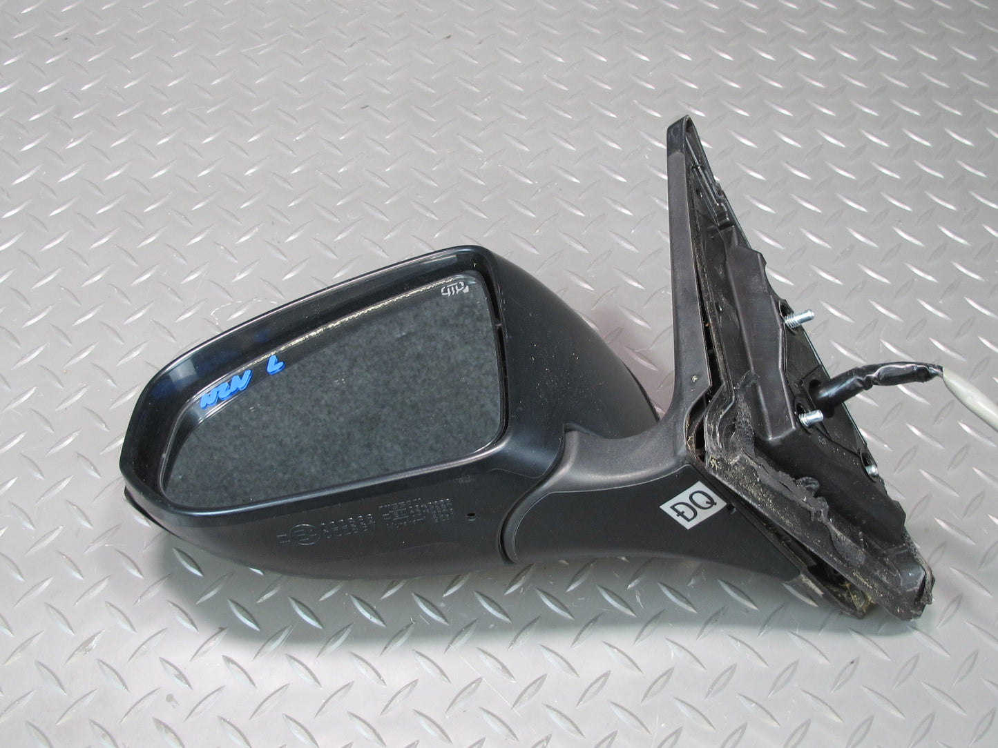 09-20 Nissan Z34 370Z Left Side View Exterior Power Heated Mirror Carbon OEM