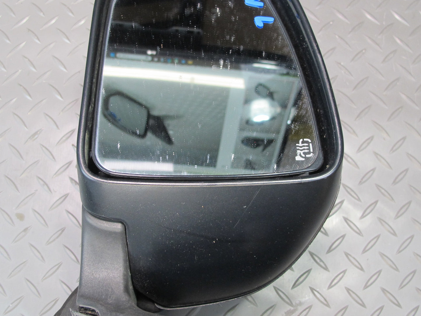 09-20 Nissan Z34 370Z Left Side View Exterior Power Heated Mirror Carbon OEM