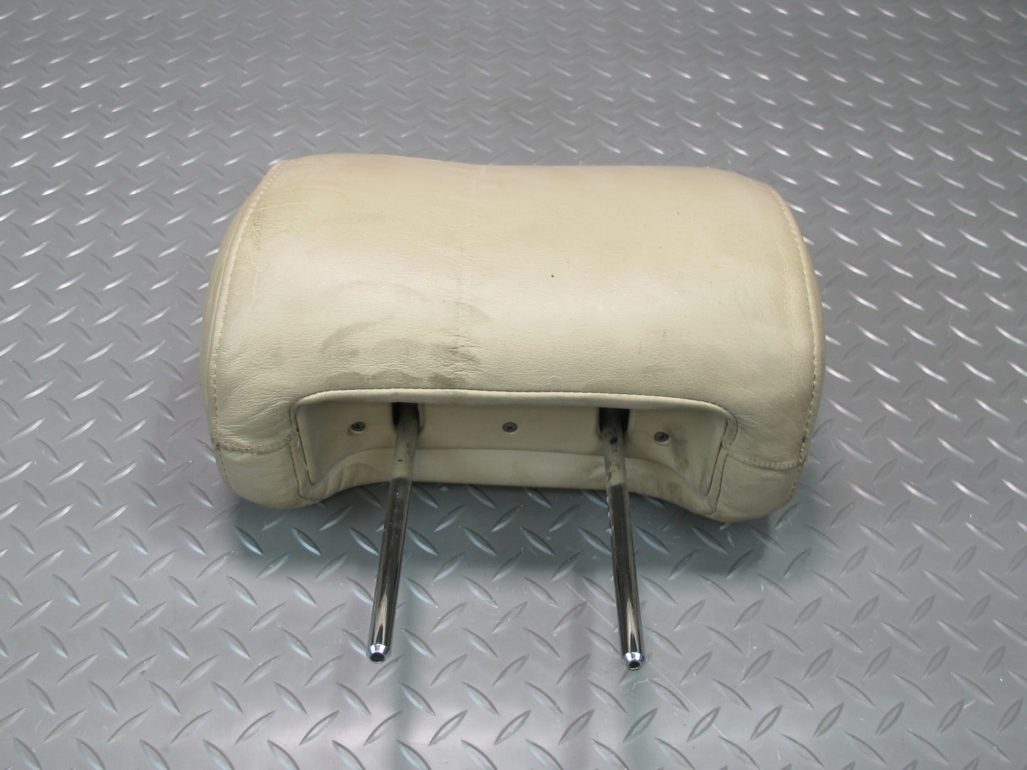 92-99 Lexus JZZ31L SC400 SC300 Set of 2 Front Seat Leather Headrest Ivory OEM