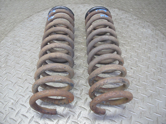 90-95 Mercedes W124 300D Rear Left & Right Suspension Coil Spring Set OEM