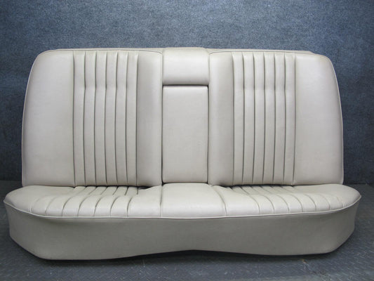 89-95 Mercedes W124 300D Sedan Rear Leather Seat Upper & Lower Cushion Beige OEM