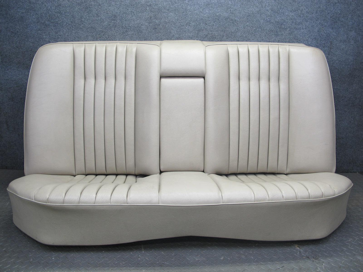 89-95 Mercedes W124 300D Sedan Rear Leather Seat Upper & Lower Cushion Beige OEM