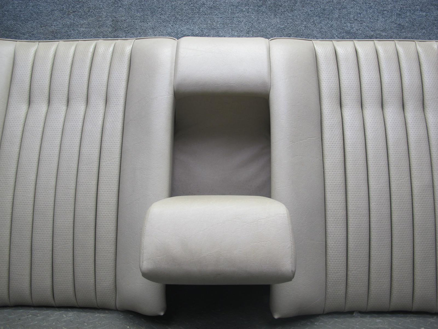 89-95 Mercedes W124 300D Sedan Rear Leather Seat Upper & Lower Cushion Beige OEM