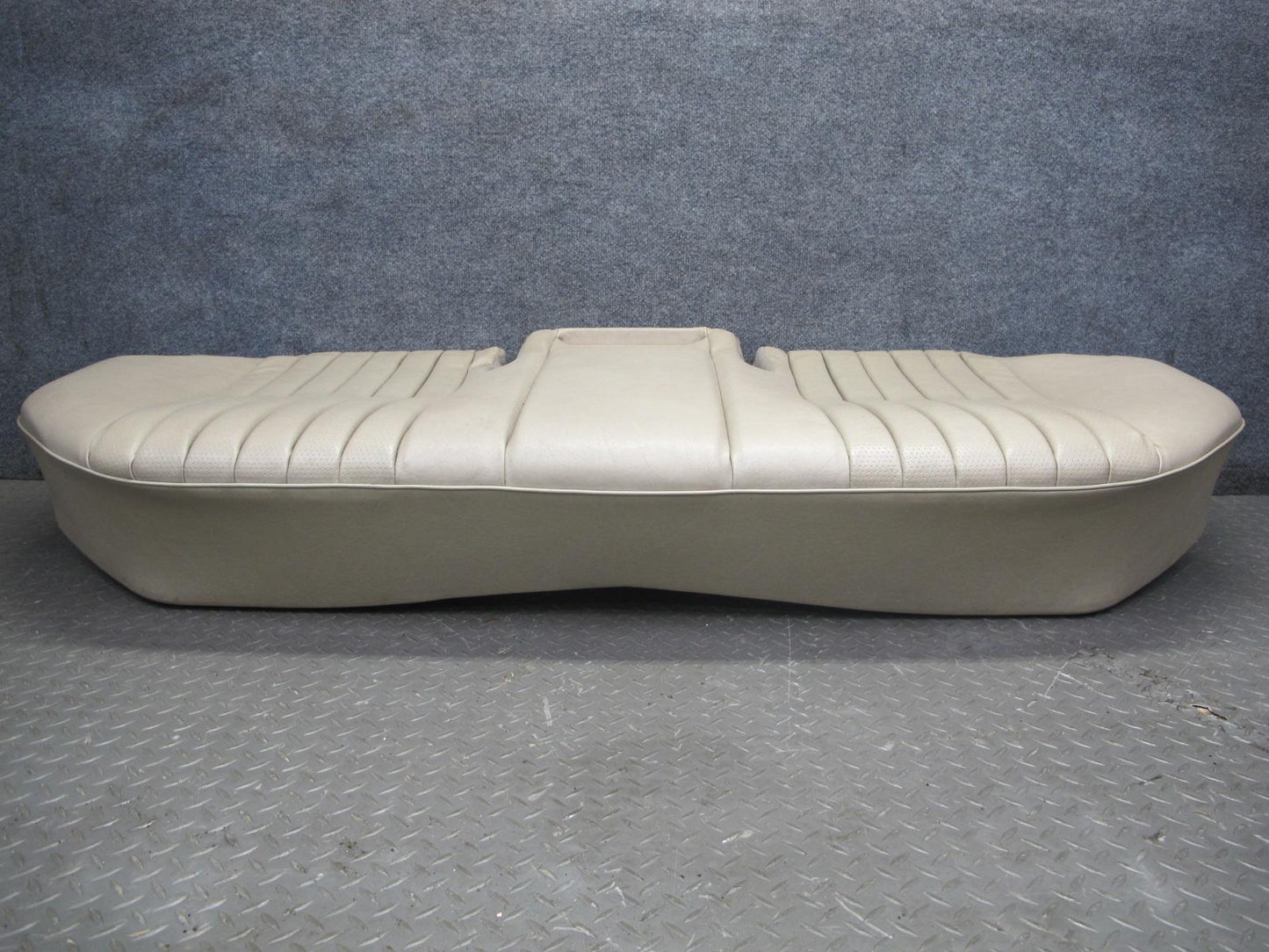 89-95 Mercedes W124 300D Sedan Rear Leather Seat Upper & Lower Cushion Beige OEM