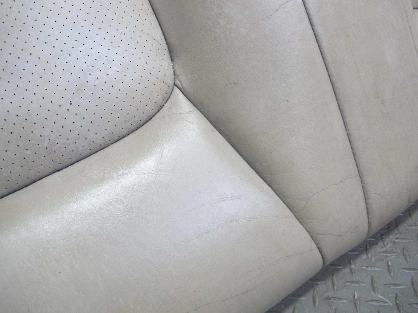 99-00 Lexus UZZ30L SC400 SC300 Rear Leather Seat Lower Cushion Ivory OEM