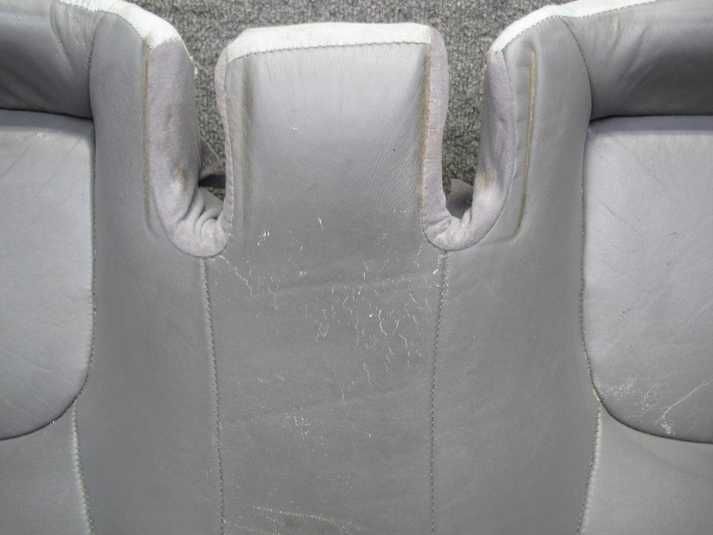 92-94 Lexus UZZ30L SC300 SC400 Rear Leather Seat Lower Cushion Gray OEM