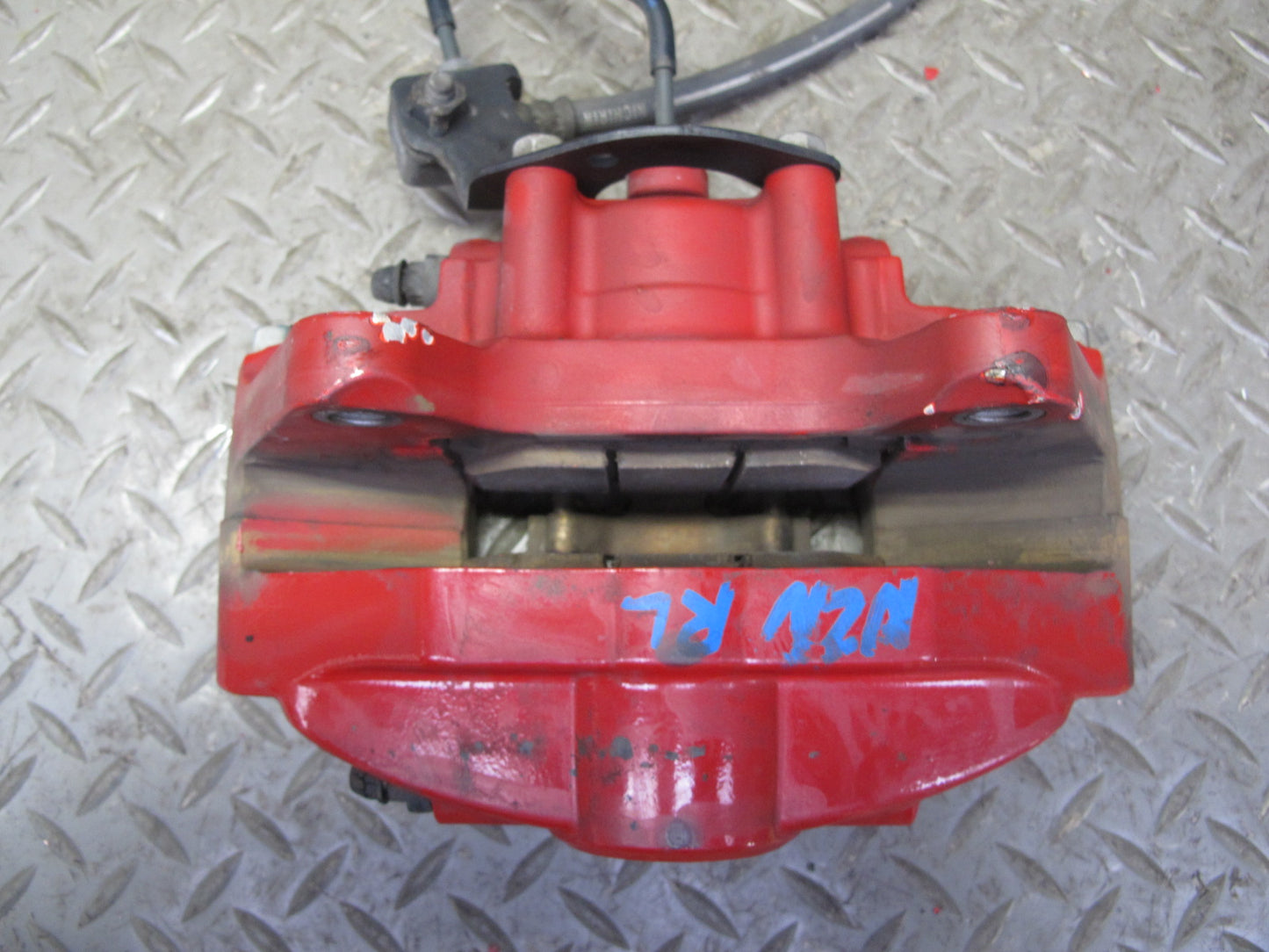 10-20 Nissan Z34 370Z Rear Left & Right Sport Brake Caliper Set Akebono 98K OEM