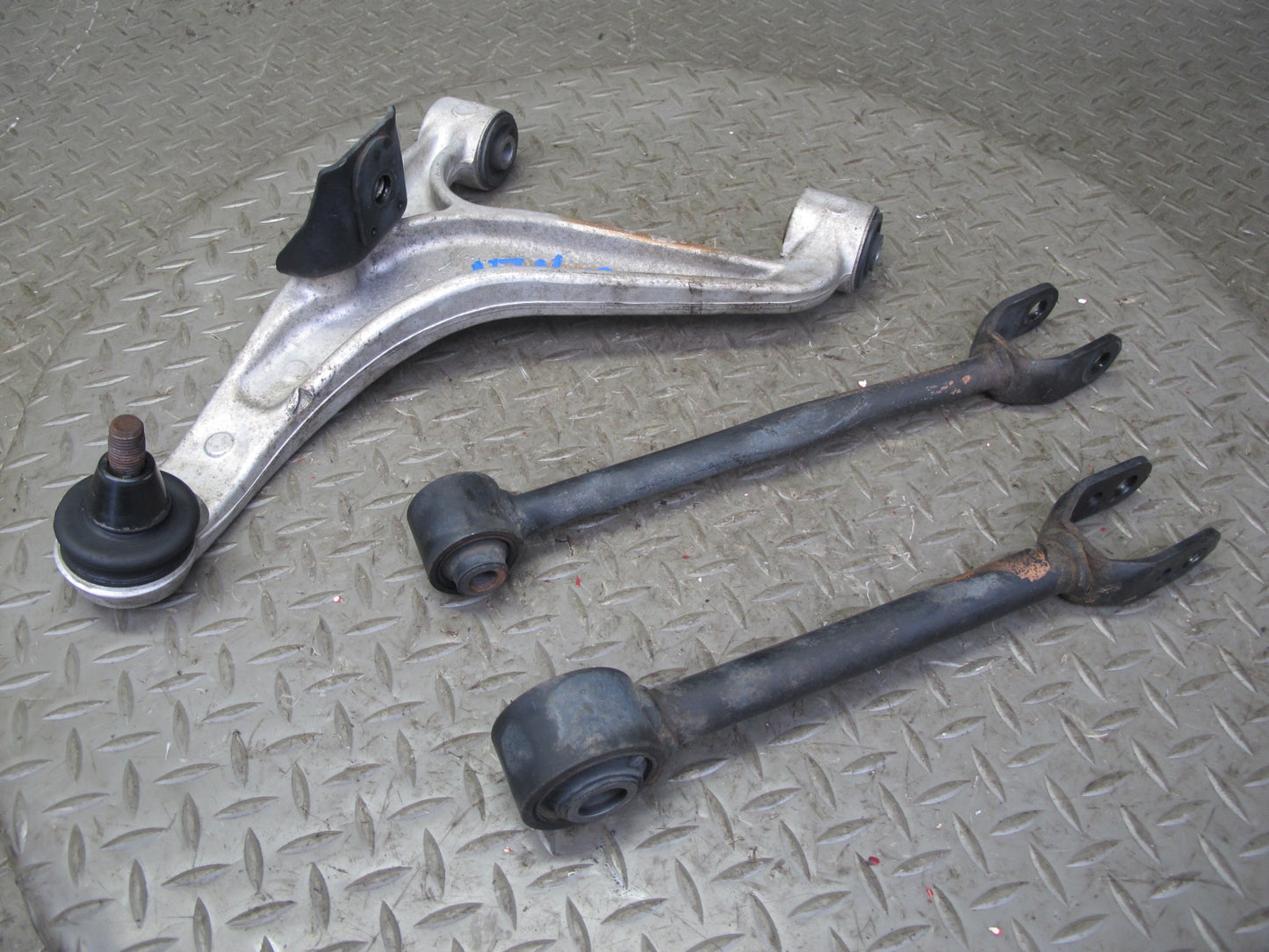 09-20 Nissan 370Z Z34 Set of 3 Rear Right Control Arm 98K Miles OEM