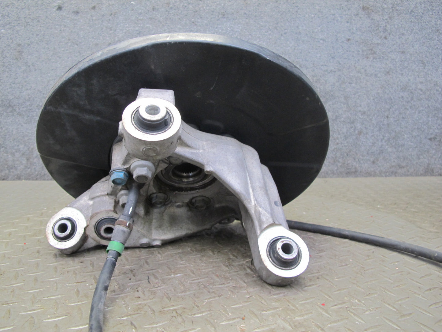 13-14 Nissan 370Z Z34 Rear Left Spindle Knuckle Wheel Hub Bearing 98K Miles OEM