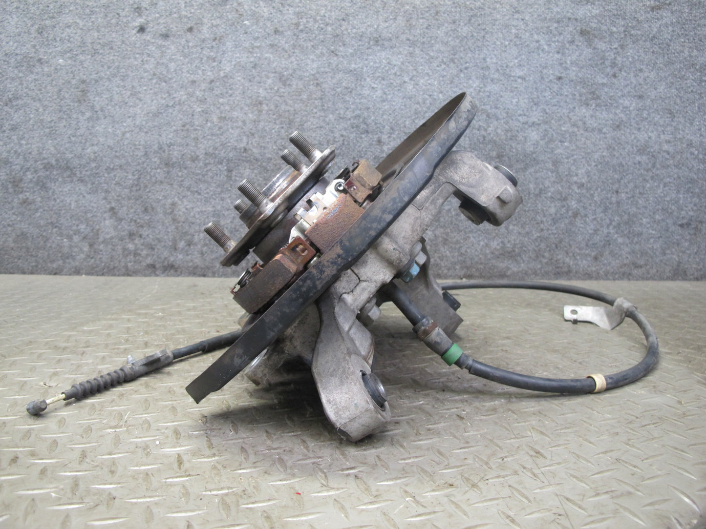 13-14 Nissan 370Z Z34 Rear Left Spindle Knuckle Wheel Hub Bearing 98K Miles OEM