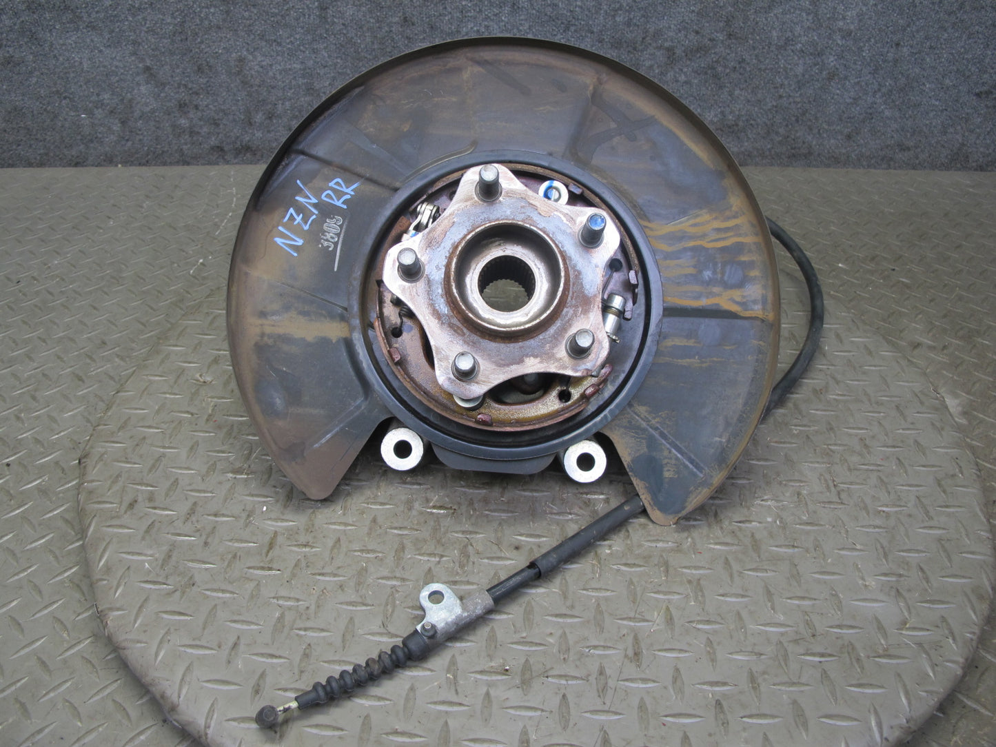 13-14 Nissan Z34 370Z Rear Right Spindle Knuckle Wheel Hub Bearing 98K Miles OEM