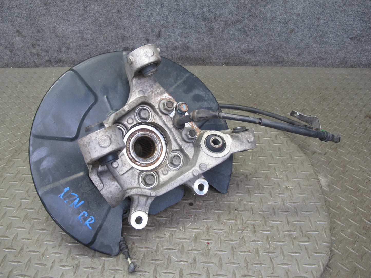 13-14 Nissan Z34 370Z Rear Right Spindle Knuckle Wheel Hub Bearing 98K Miles OEM