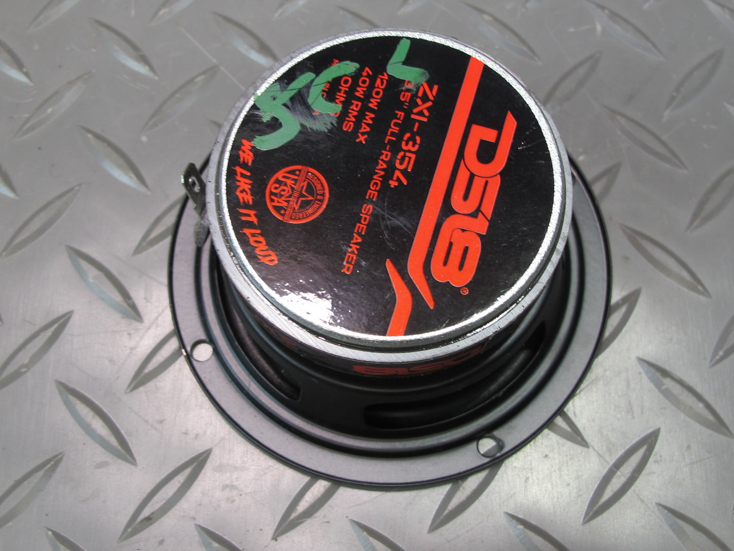 Set of 2 DS18 ZXI-354 3.5" Full Range Car Audio Speaker