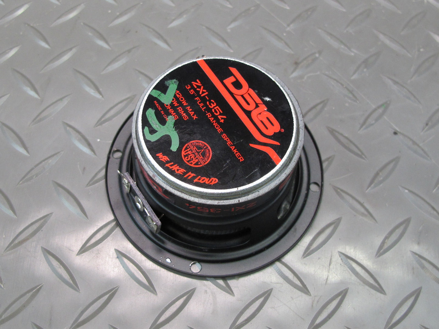 Set of 2 DS18 ZXI-354 3.5" Full Range Car Audio Speaker