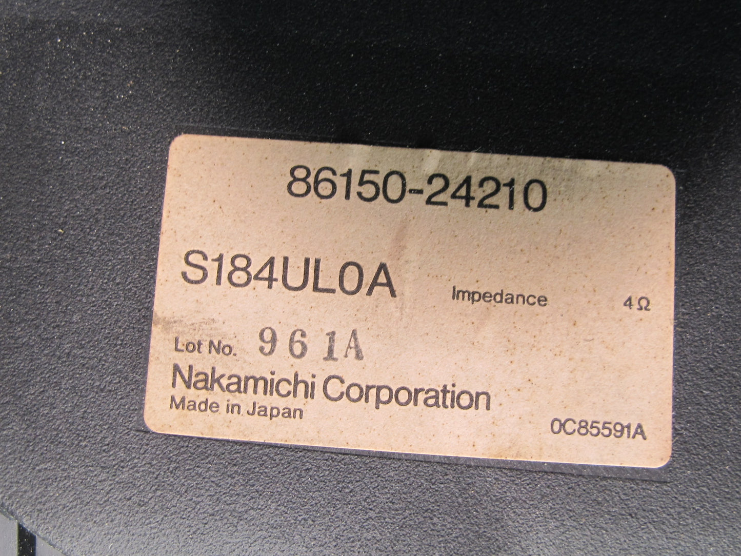 92-00 Lexus UZZ30L SC300 SC400 Set of 2 Front Left & Right Door Speaker OEM