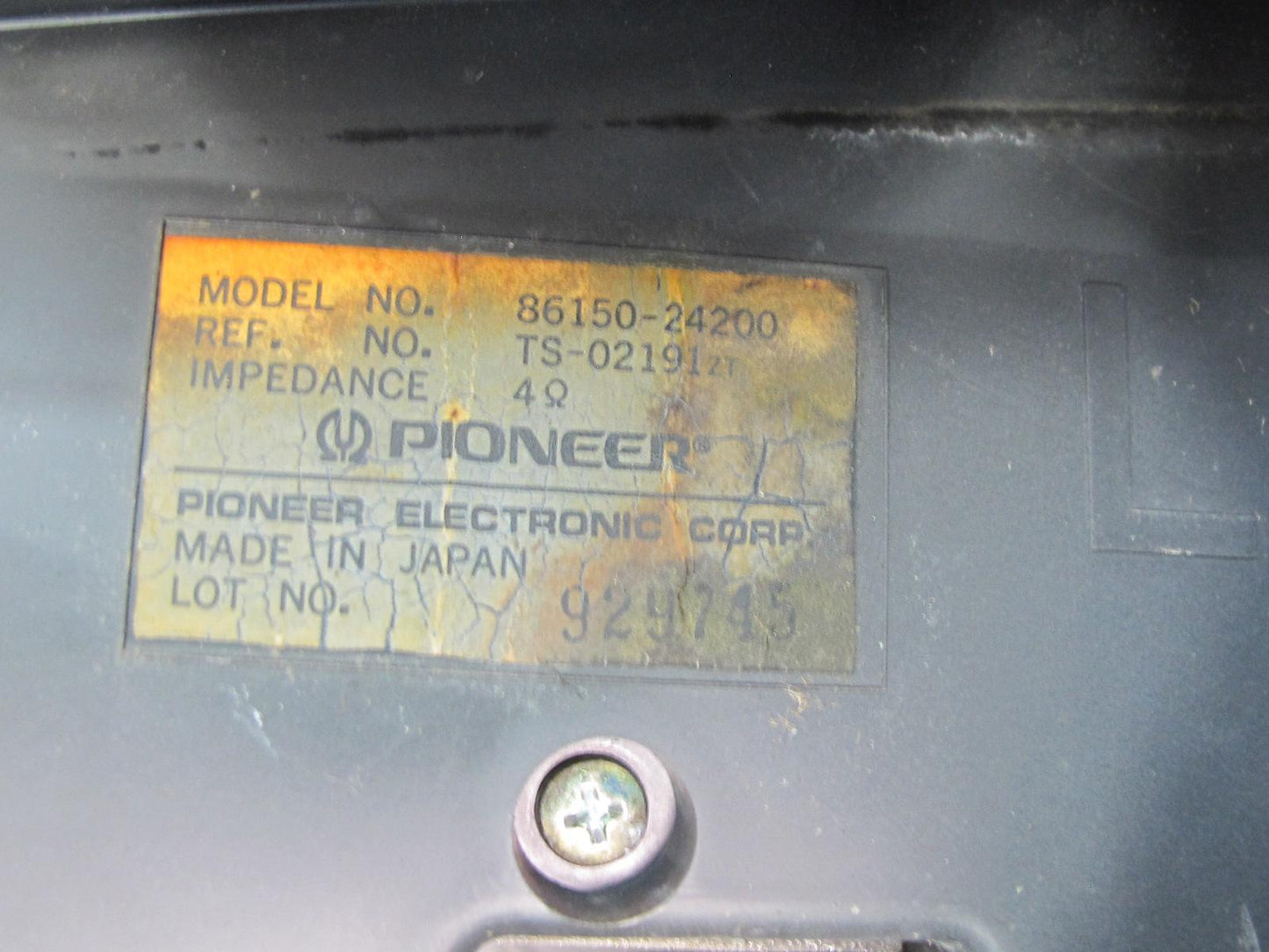 92-00 Lexus UZZ30L SC300 SC400 Set of 2 Front Left & Right Door Speaker OEM