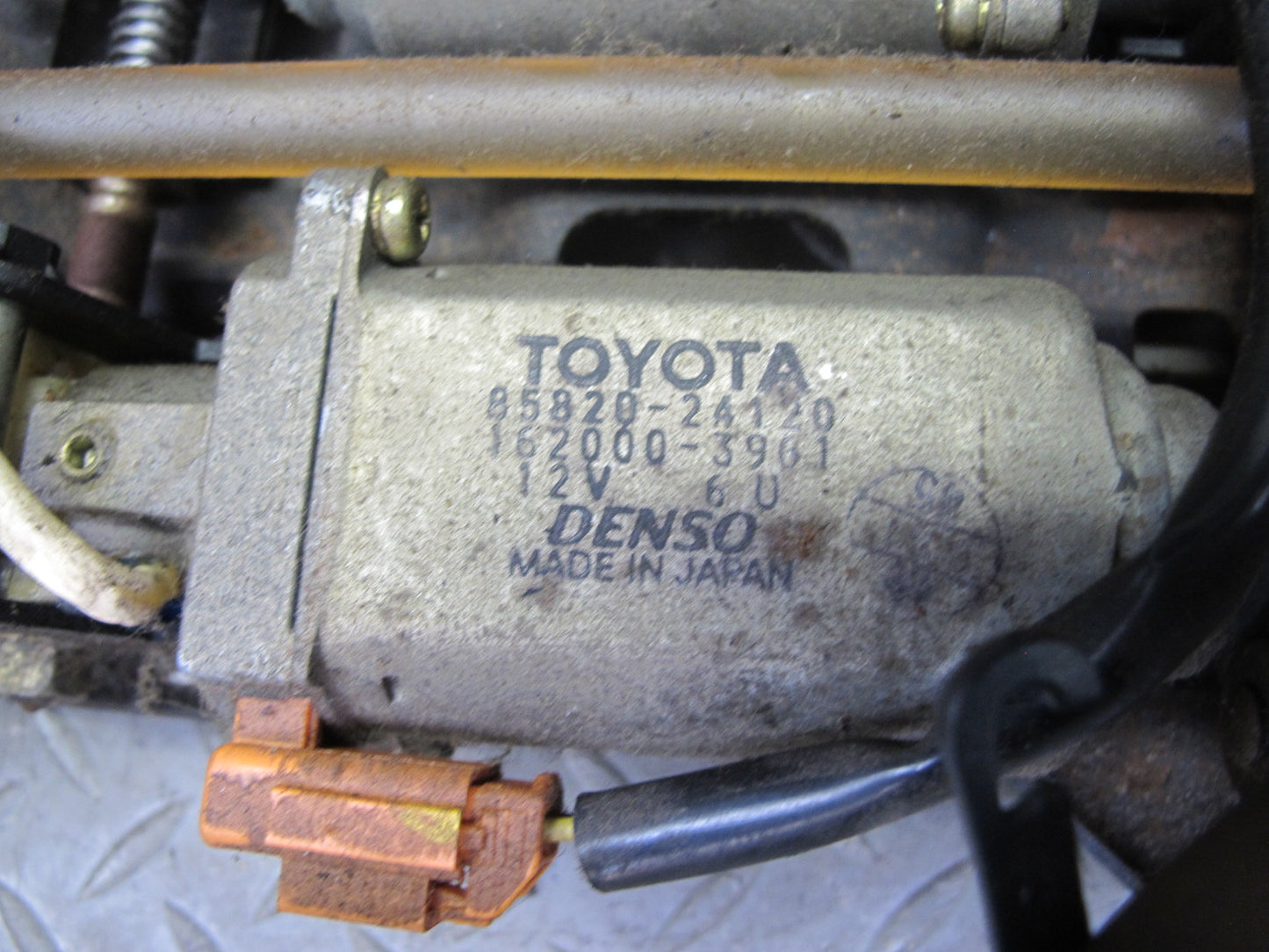 95-00 Lexus SC300 SC400 Front Left Seat Lower Frame Track Rail w Motors OEM