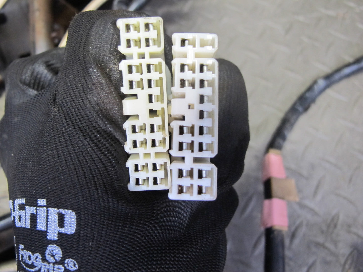 95-00 Lexus SC300 SC400 Front Left Seat Lower Frame Track Rail w Motors OEM