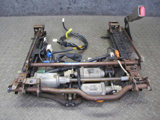 95-00 Lexus SC300 SC400 Front Right Seat Lower Frame Track Rail w Motors OEM