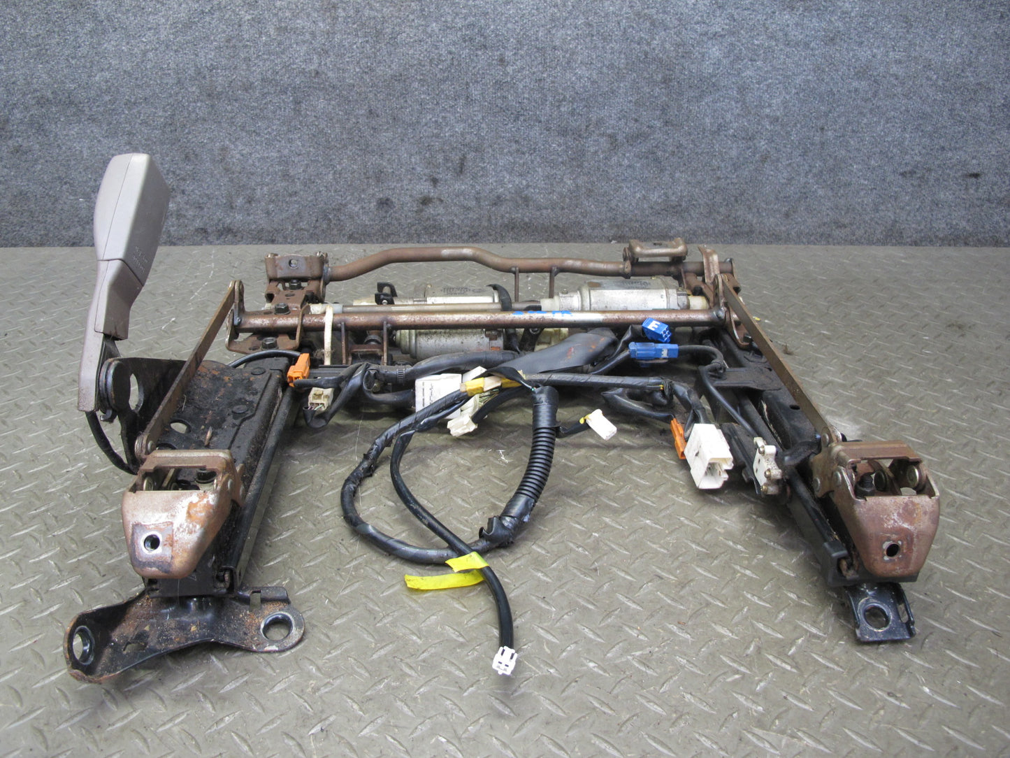 95-00 Lexus SC300 SC400 Front Right Seat Lower Frame Track Rail w Motors OEM