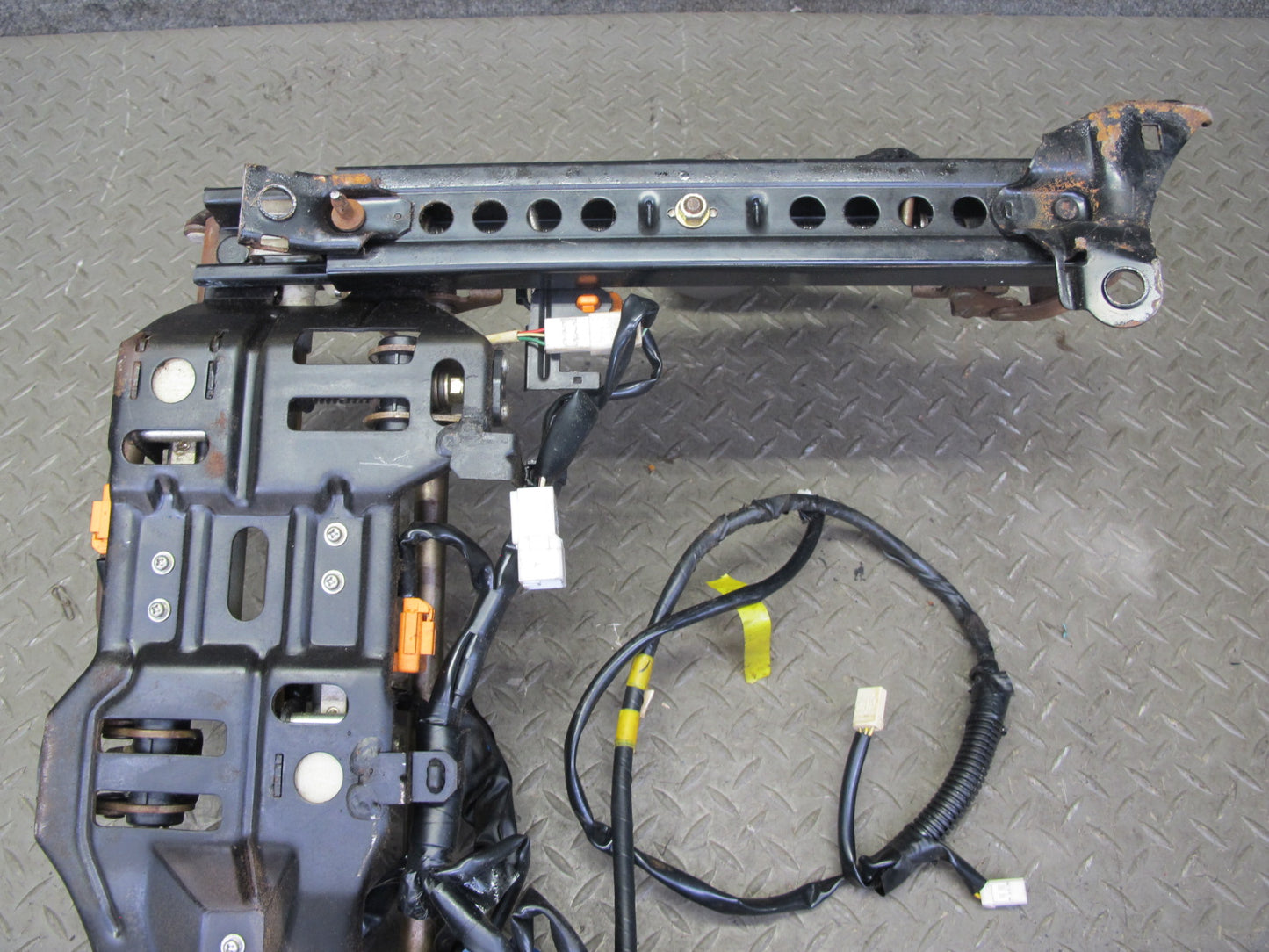 95-00 Lexus SC300 SC400 Front Right Seat Lower Frame Track Rail w Motors OEM