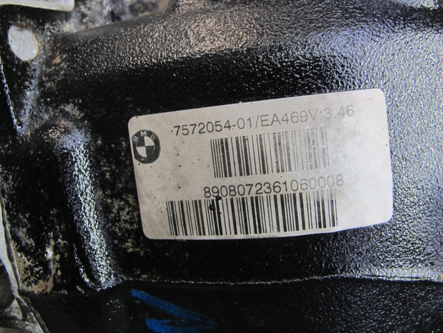 08-10 BMW E82 E88 135i N54 A/T Rear Axle Differential Carrier 3.46 Ratio OEM