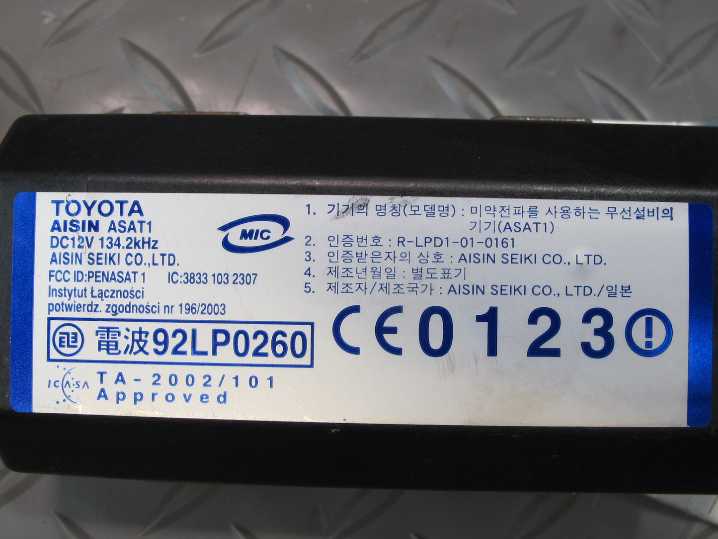 04-06 Lexus UCF30L LS430 Front Left Door Smart KEY Receiver Oscillator OEM