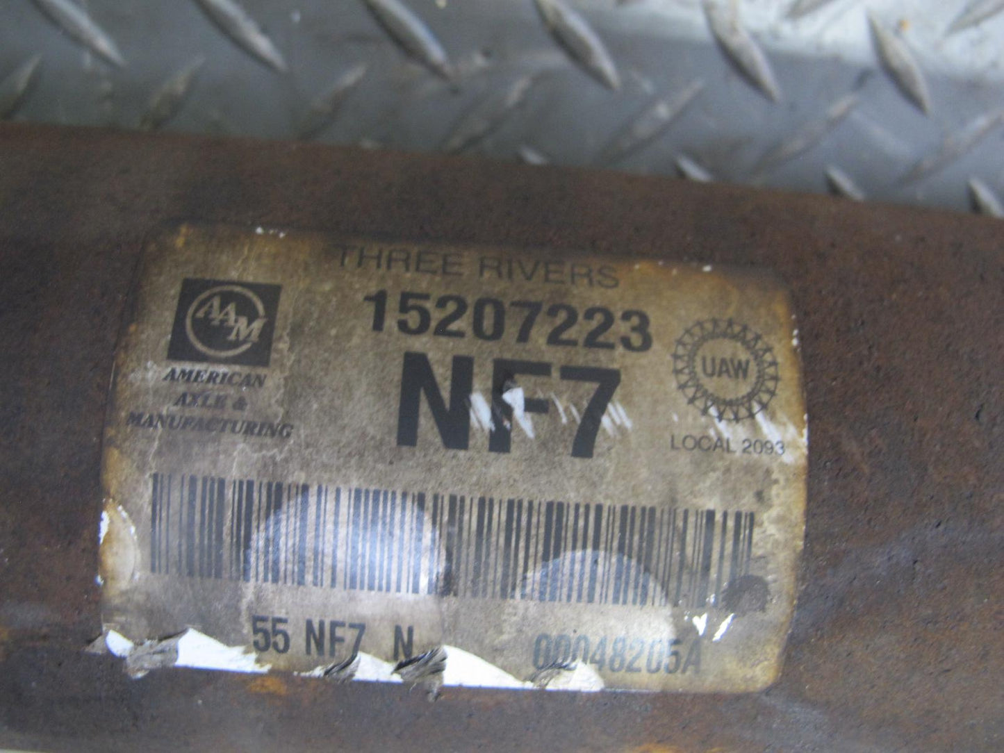 2003-2007 Hummer H2 Rear Drive Shaft Propeller Assembly 15207223