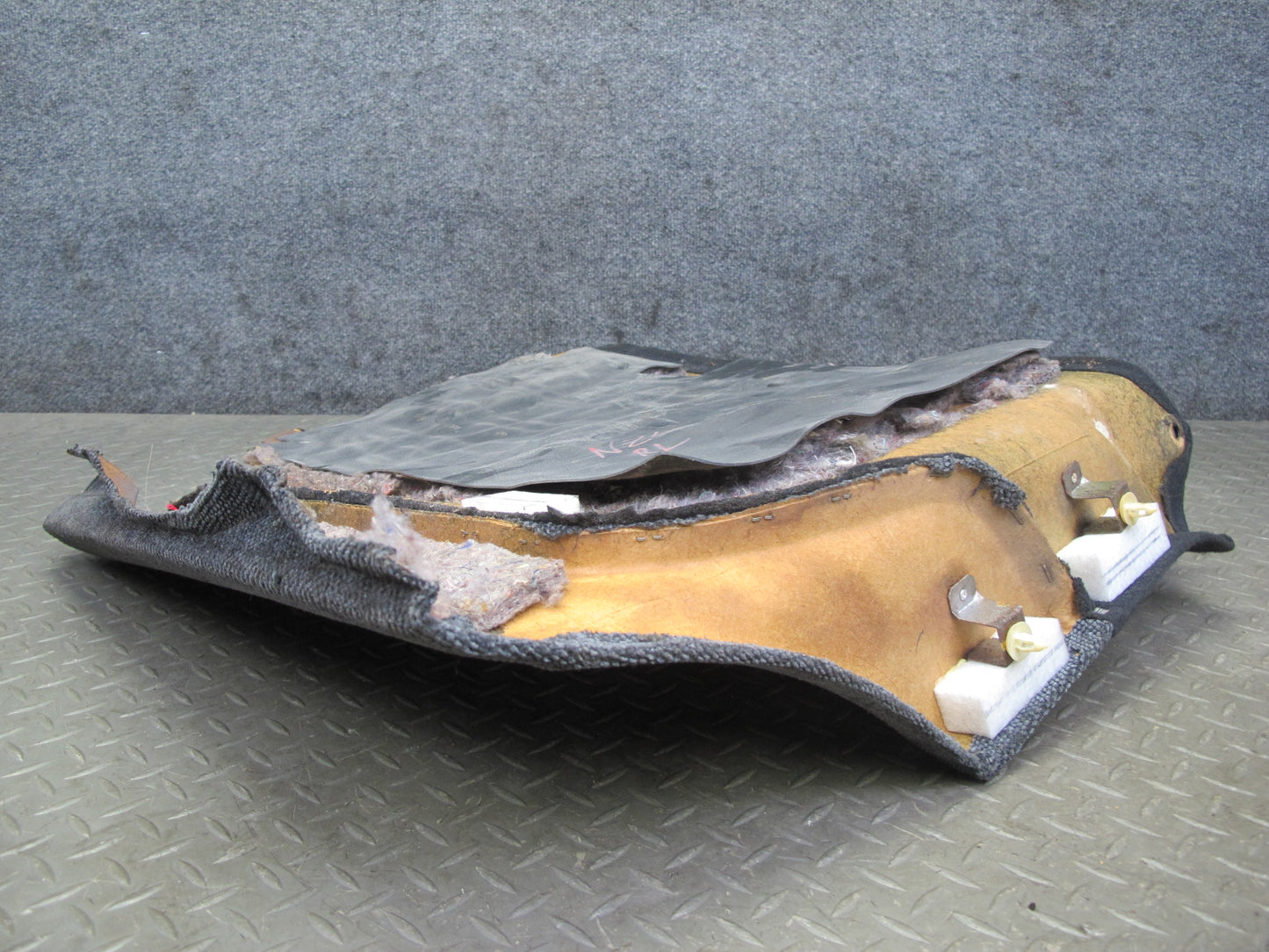 90-91 Nissan Z32 300ZX 2+0 Coupe Rear Left Luggage Trim Cover Black OEM