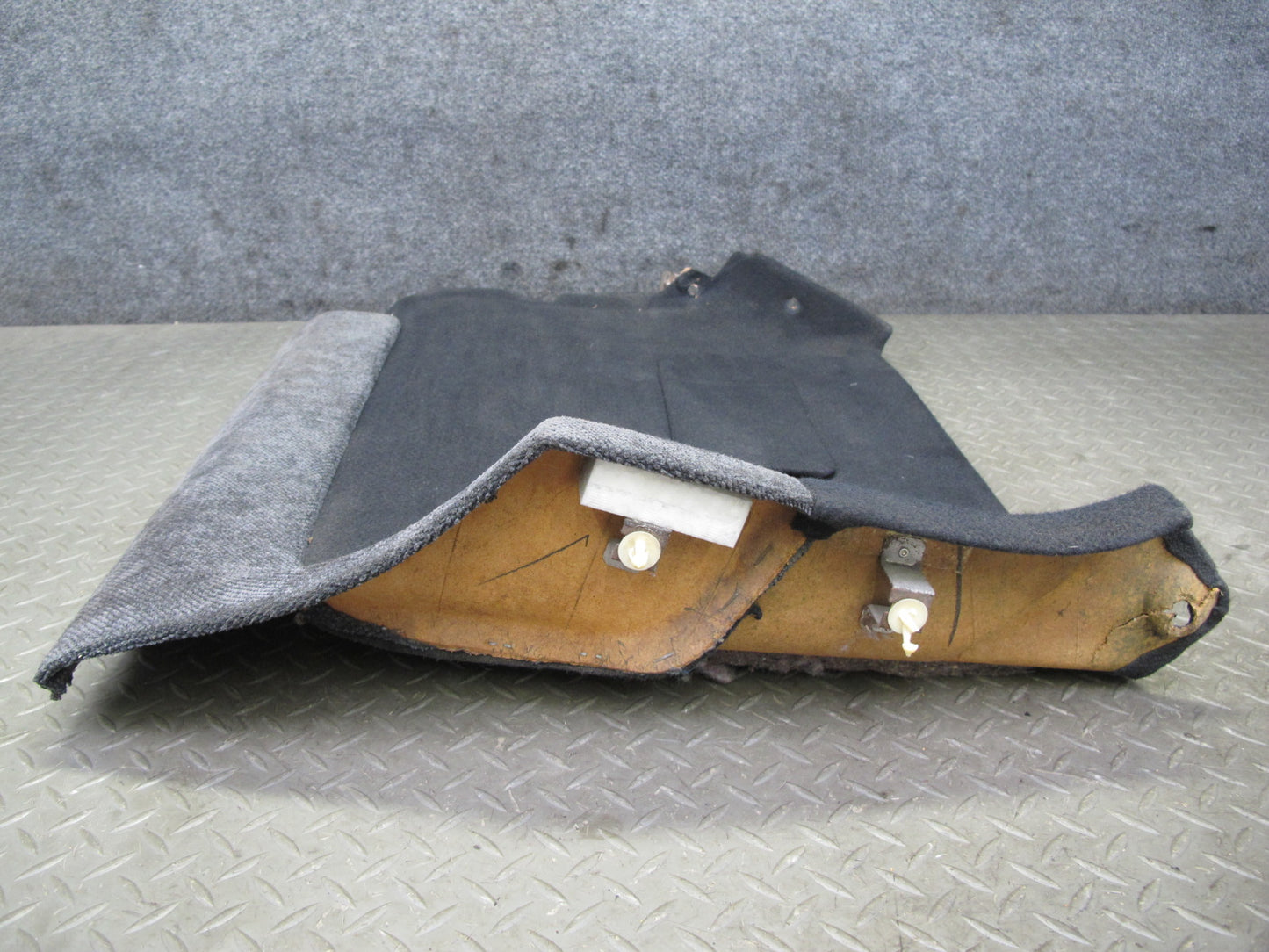 90-91 Nissan Z32 300ZX 2+0 Coupe Rear Right Luggage Trim Cover Black OEM