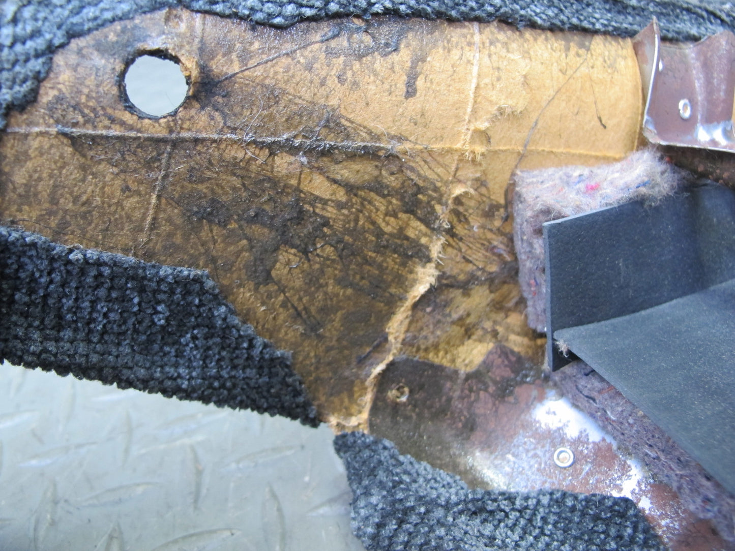 90-91 Nissan Z32 300ZX 2+0 Coupe Rear Center Console Trim Cover Gray OEM