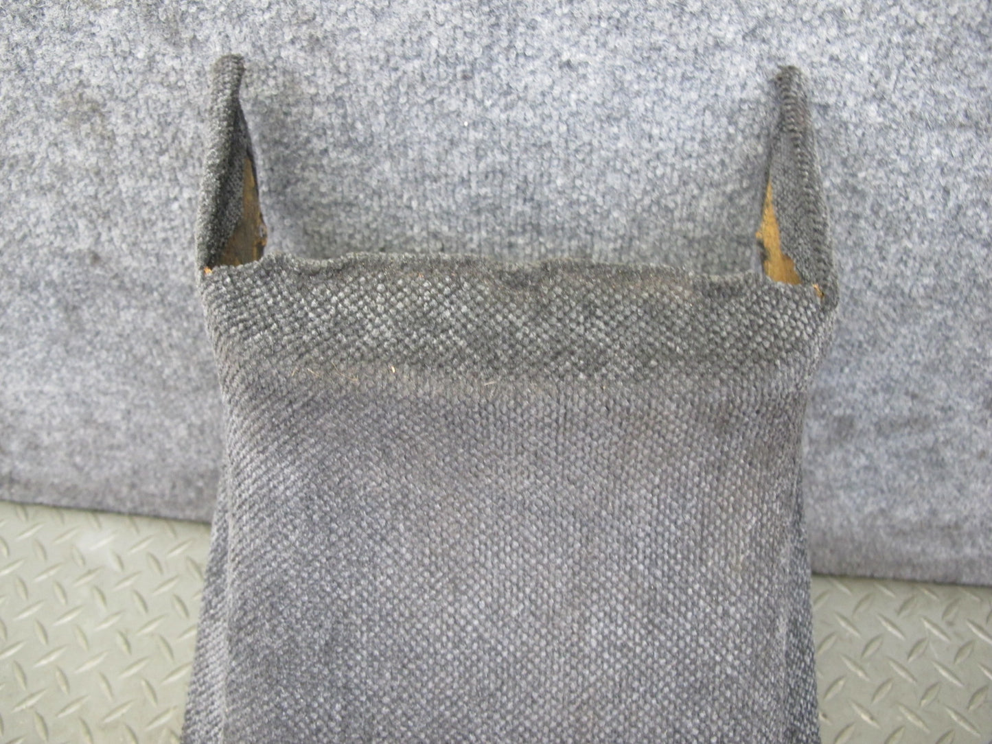 90-91 Nissan Z32 300ZX 2+0 Coupe Rear Center Console Trim Cover Gray OEM