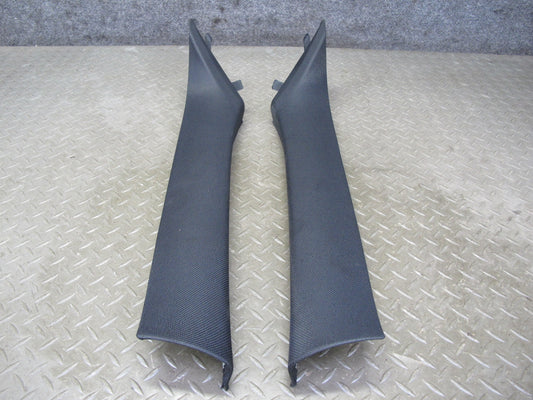 12-18 BMW F30 3-SERIES Set of 2 Front Interior A Pillar Trim Panel Black OEM