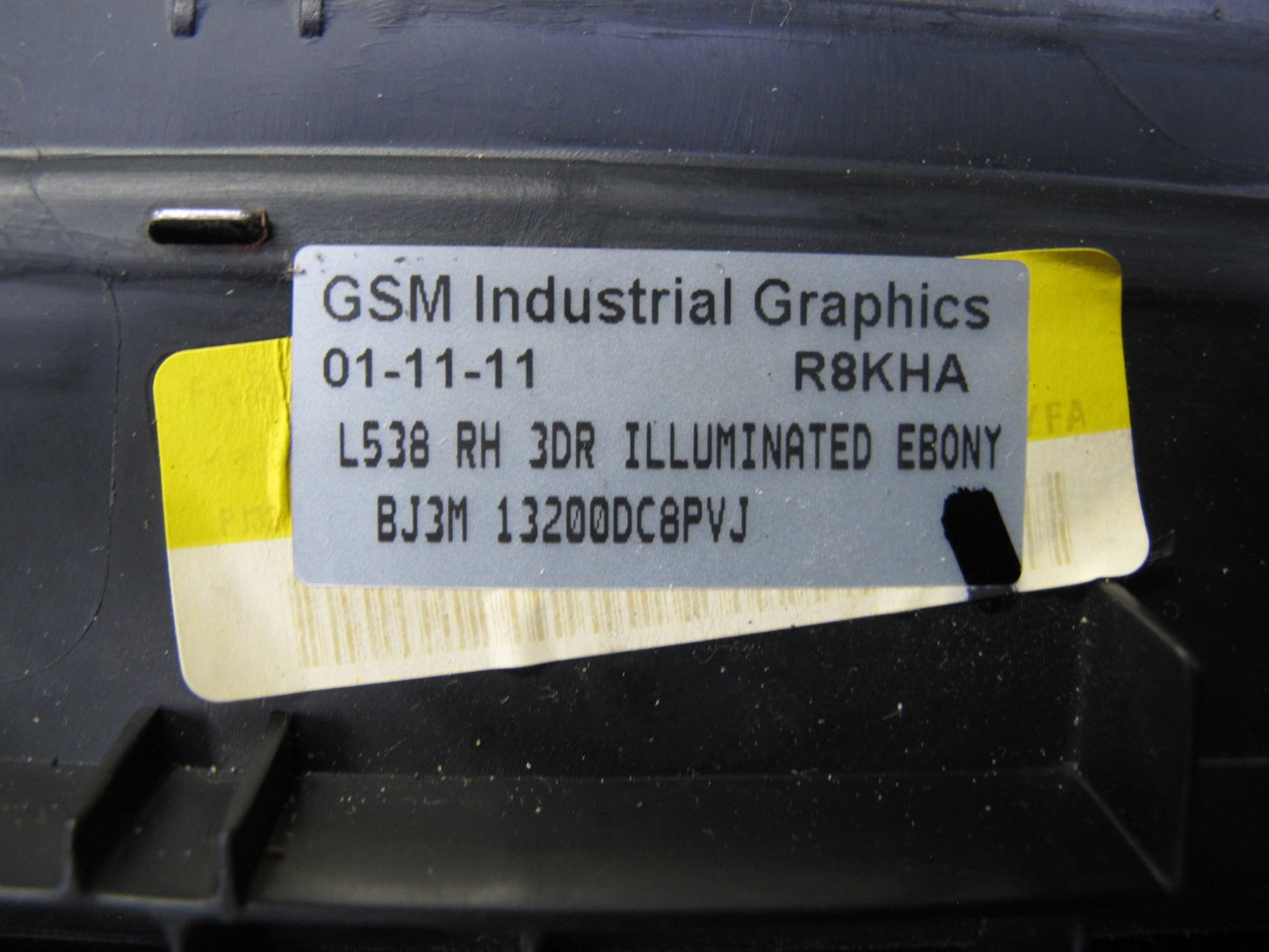 2012-2015 Range Rover Evoque L538 2DR Door Scuff Sill Illuminated Plate Trim Set