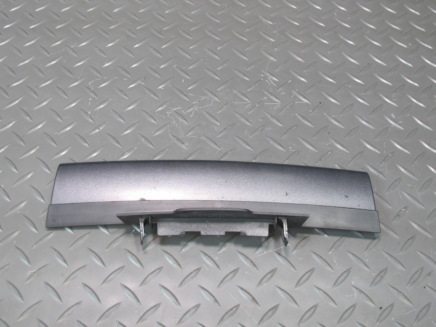 06-09 Nissan Z33 350Z Front Bumper Center Cover Spacer Silver OEM