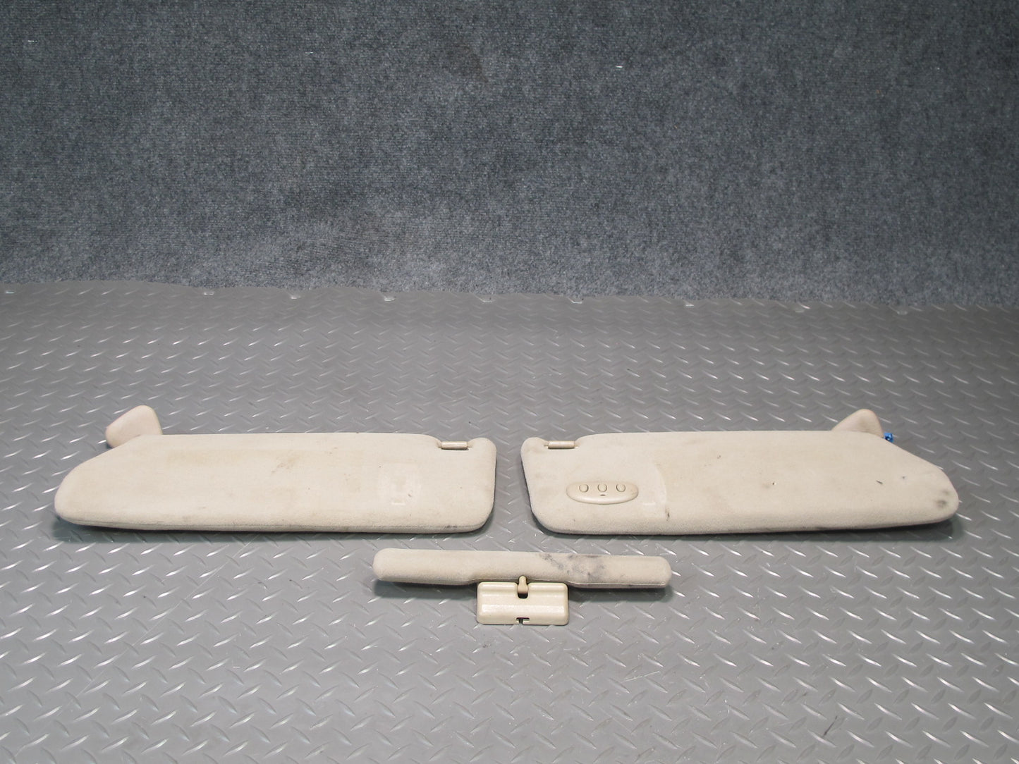 98-00 Lexus UZZ30L SC300 SC400 Set of 3 Front Left Center Right Sun Visor OEM