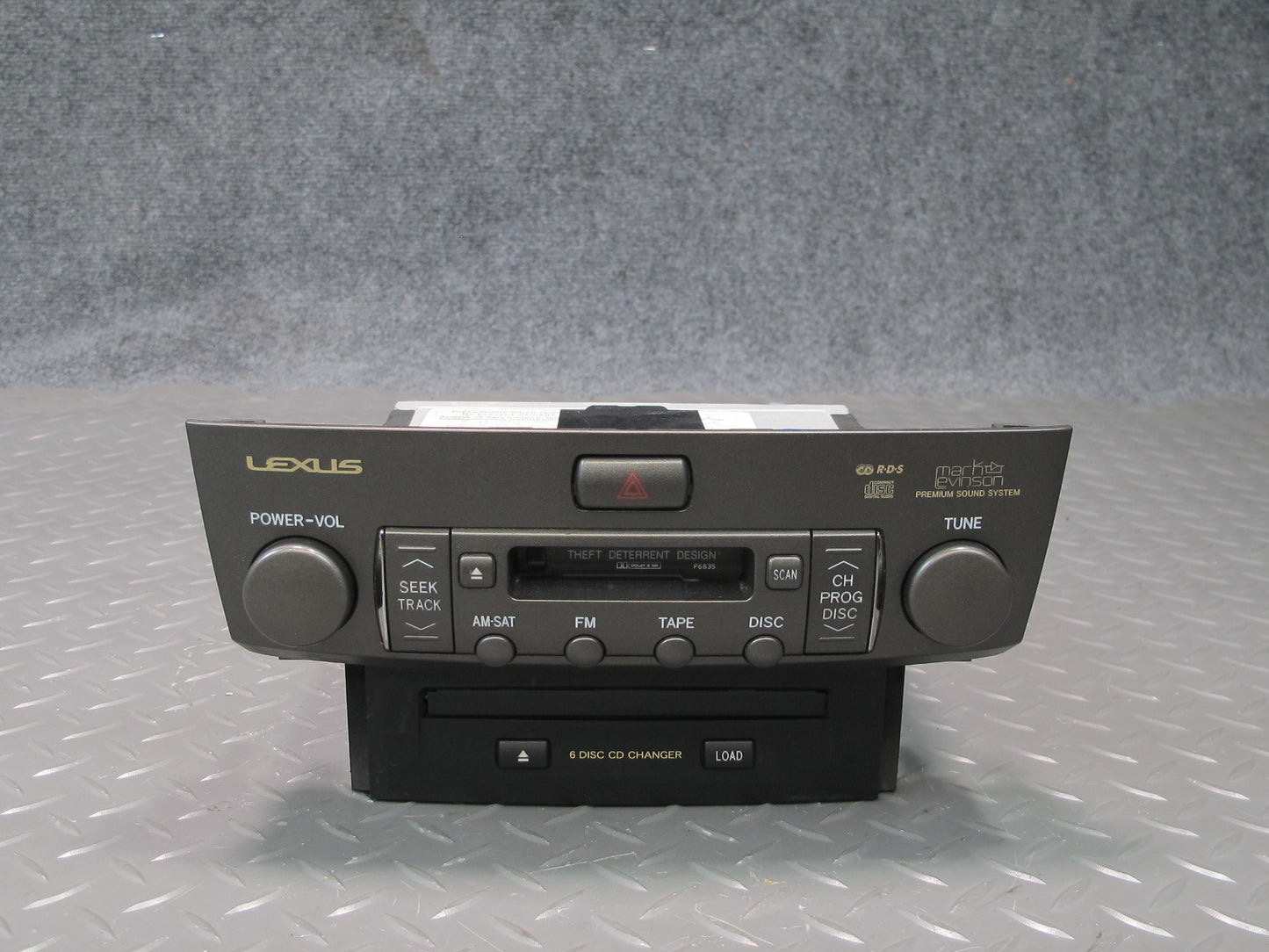 04-06 Lexus LS430 Mark Levinson Radio Cassette CD Player Receiver Head Unit OEM