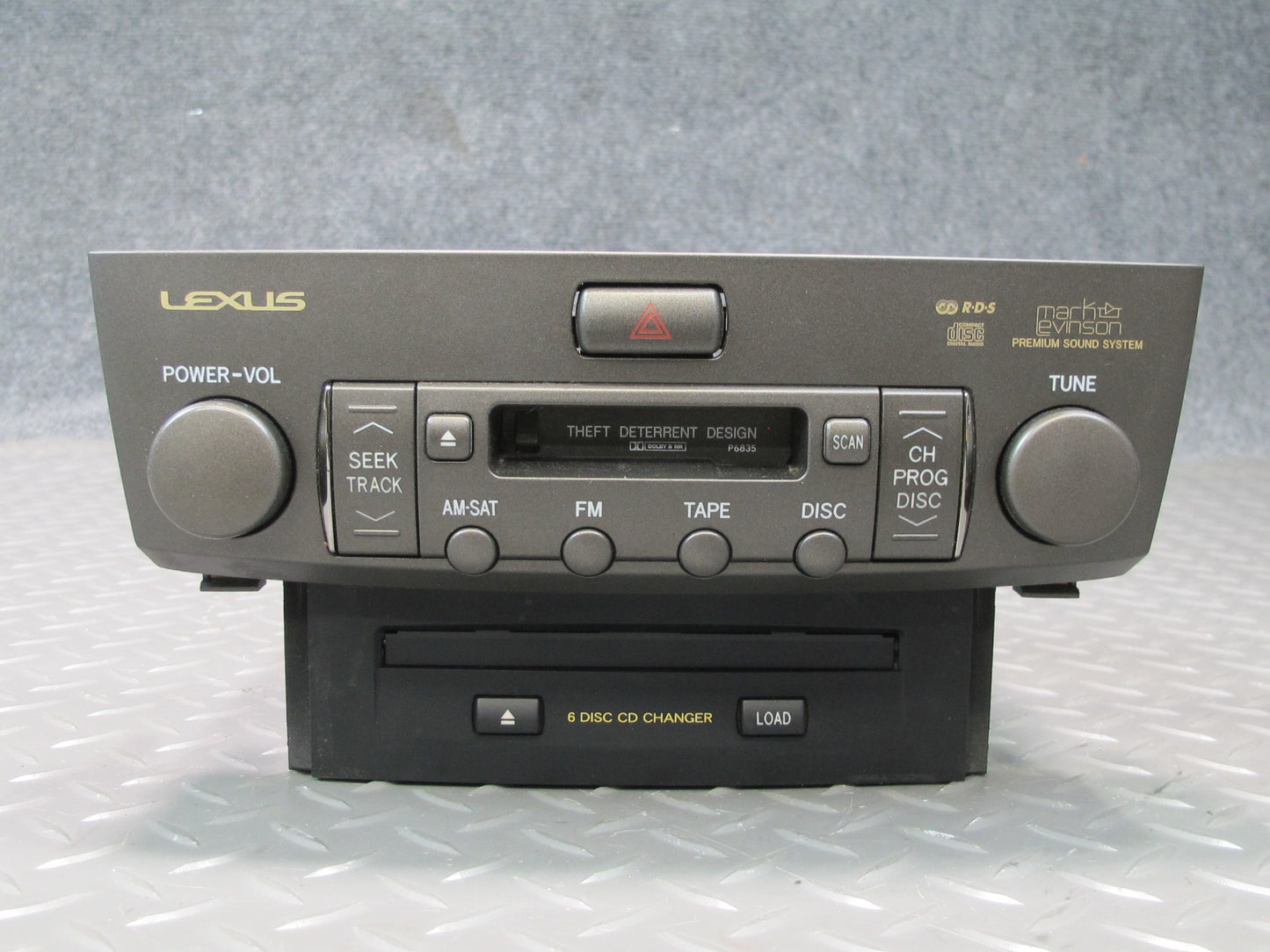 04-06 Lexus LS430 Mark Levinson Radio Cassette CD Player Receiver Head Unit OEM