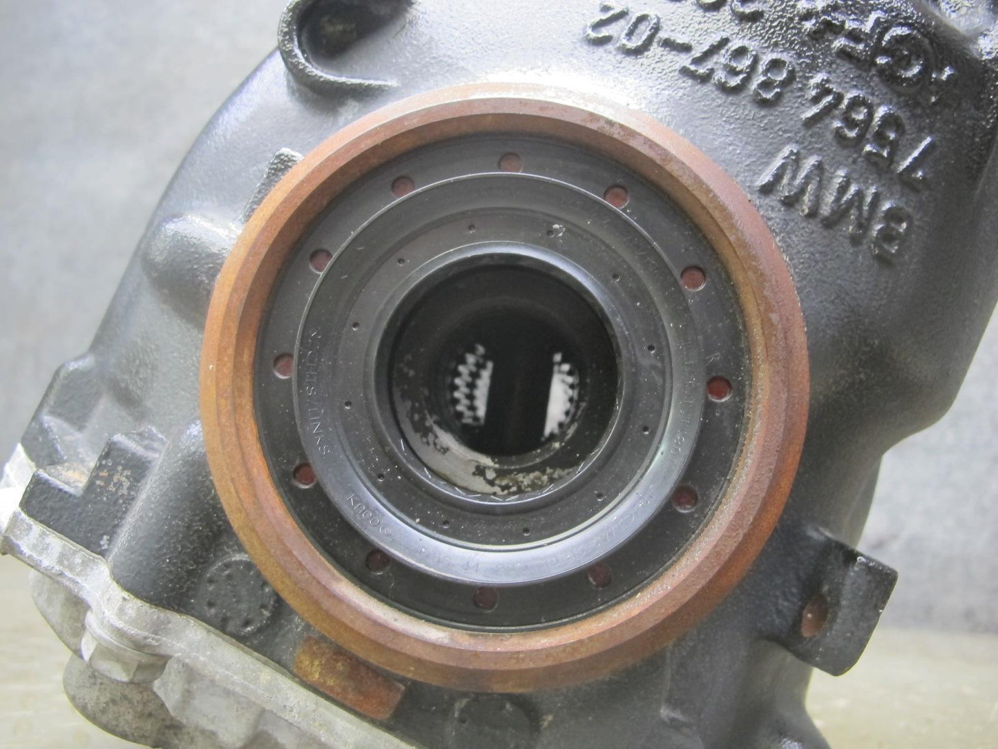 11-15 BMW F25 X3 AWD Rear Axle Differential Carrier 3:38 Ratio 80K 7592007 OEM