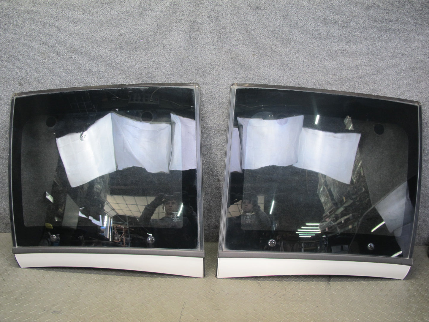 90-95 Nissan Z32 300ZX 2+0 Set of 2 Left & Right T-top Roof Glass Window OEM
