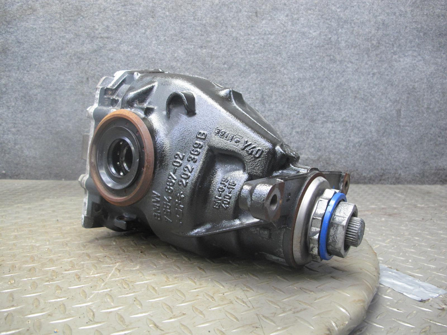 11-15 BMW F25 X3 AWD Rear Axle Differential Carrier 3:38 Ratio 80K 7592007 OEM