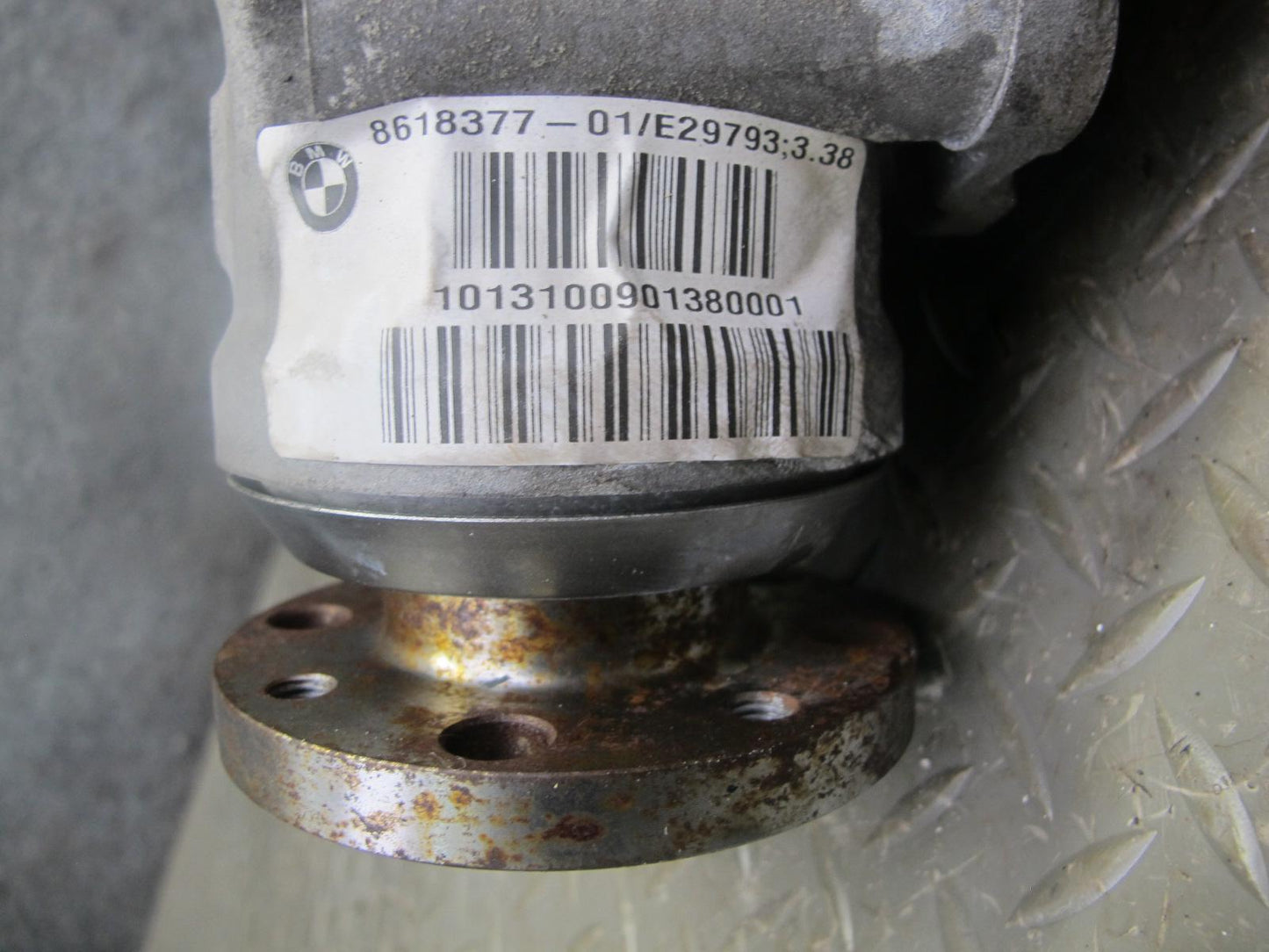 11-17 BMW F25 X3 AWD Front Axle Differential Carrier 3:38 Ratio 80K 8618377 OEM