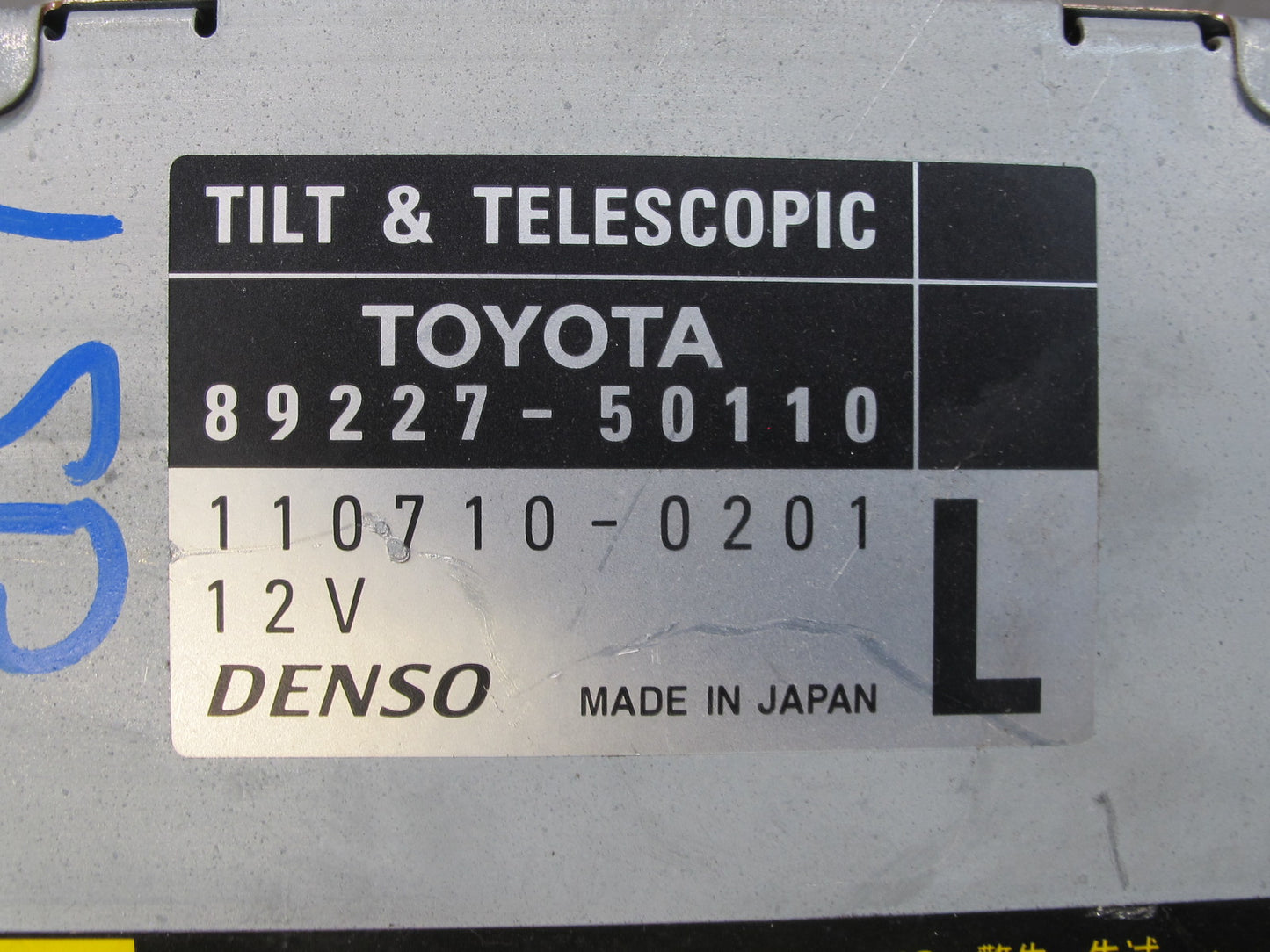 04-06 Lexus LS430 Tilt Telescopic Steering Multiplex Module 89227-50110 OEM