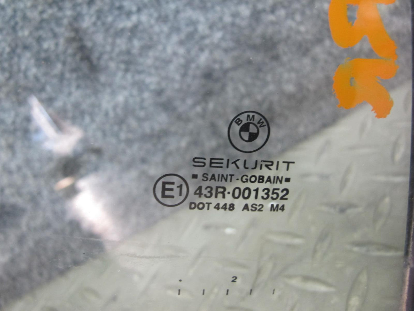 01-06 BMW E46 330ci Convertible Rear Right Pass Side Quarter Glass Window OEM