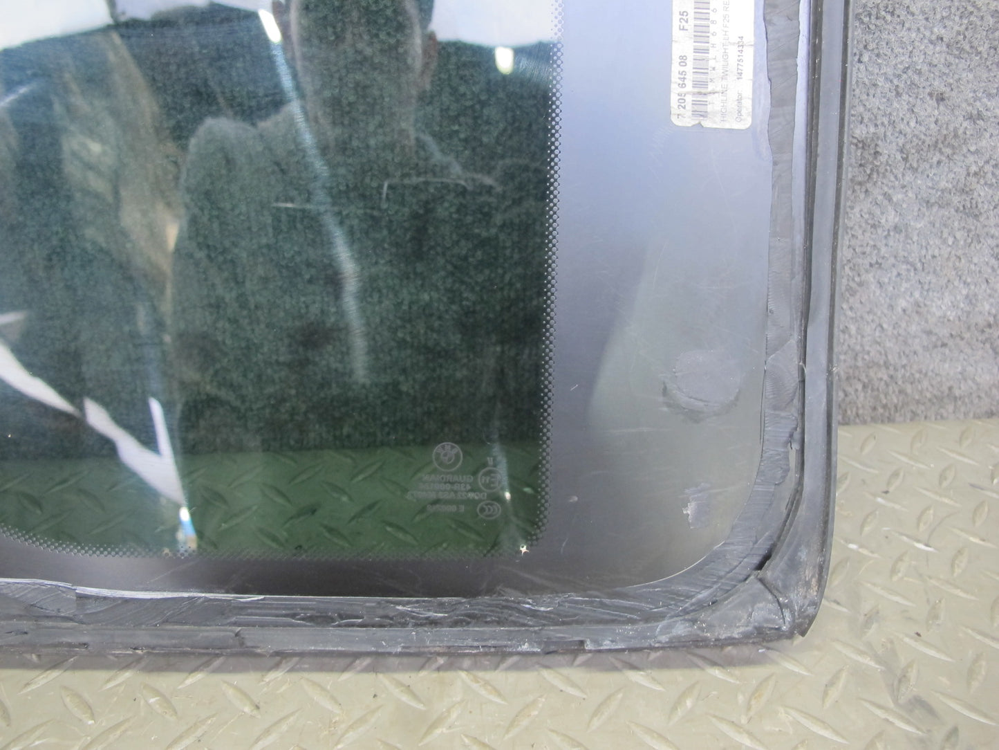 11-17 BMW F25 X3 Rear Left Quarter Glass Window OEM