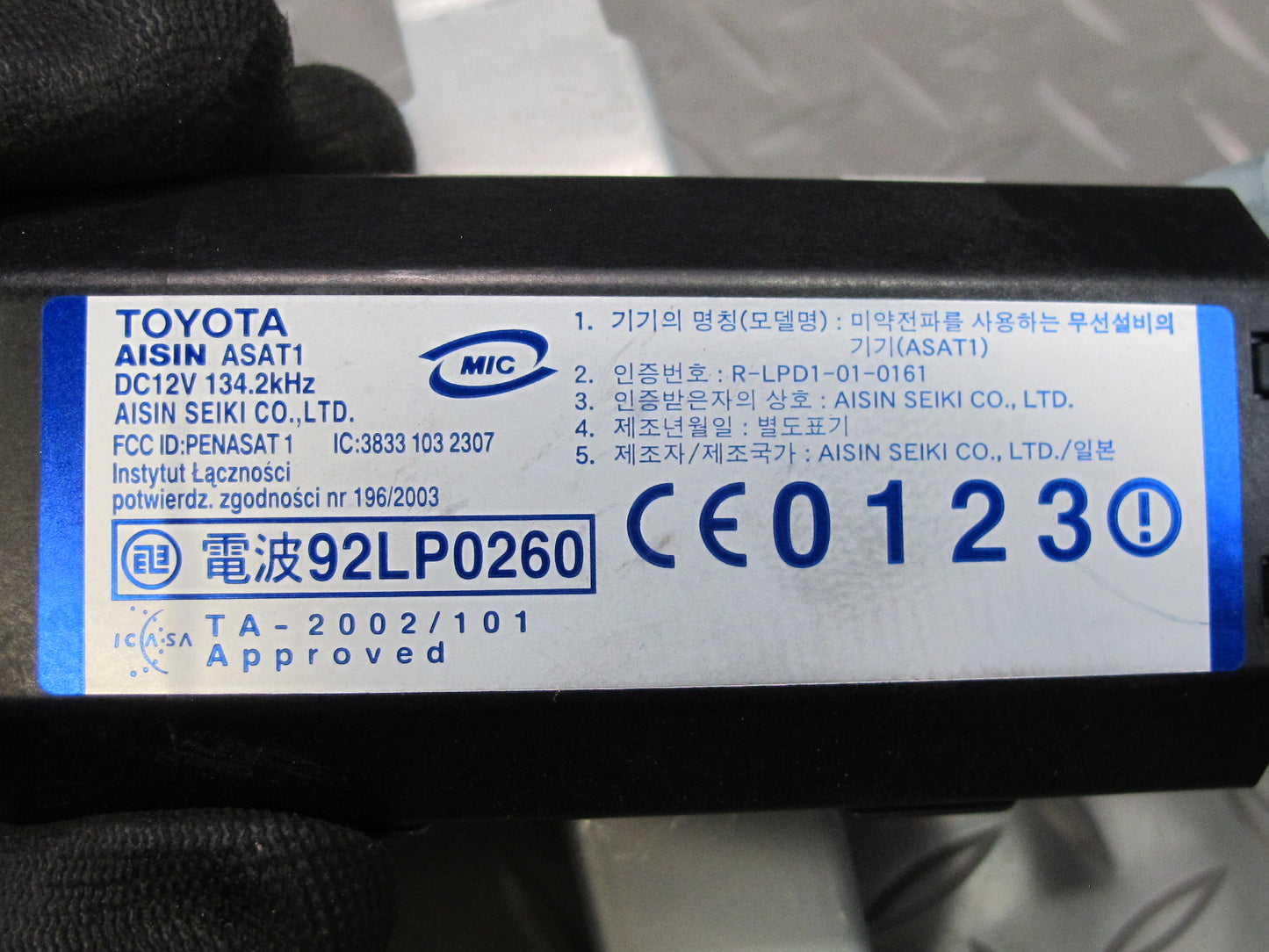 04-06 Lexus UCF30L LS430 Rear Right Door Smart KEY Receiver Oscillator OEM